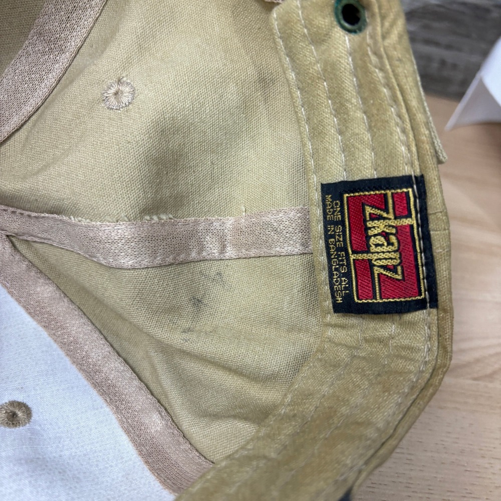 Vintage Matt Title Excavating Hat Cap Strap Back Gibsonburg Ohio Adjustable - Picture 9 of 11
